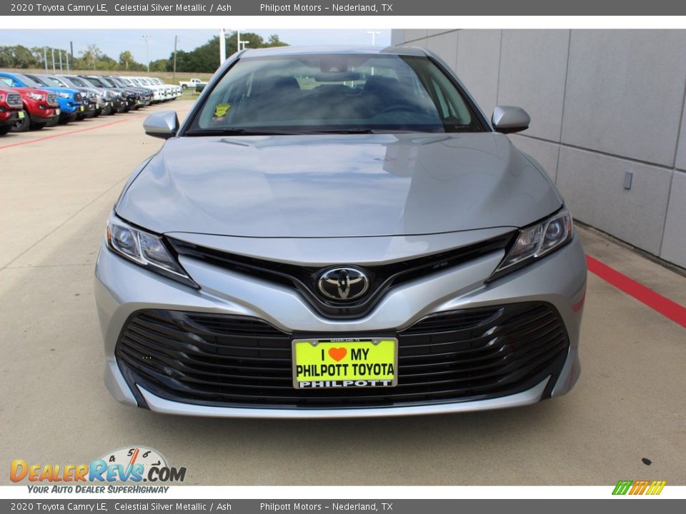 2020 Toyota Camry LE Celestial Silver Metallic / Ash Photo #3