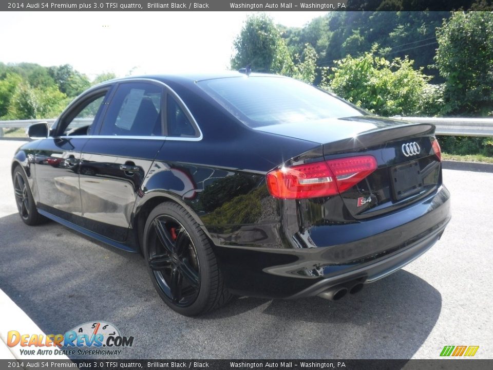 2014 Audi S4 Premium plus 3.0 TFSI quattro Brilliant Black / Black Photo #9