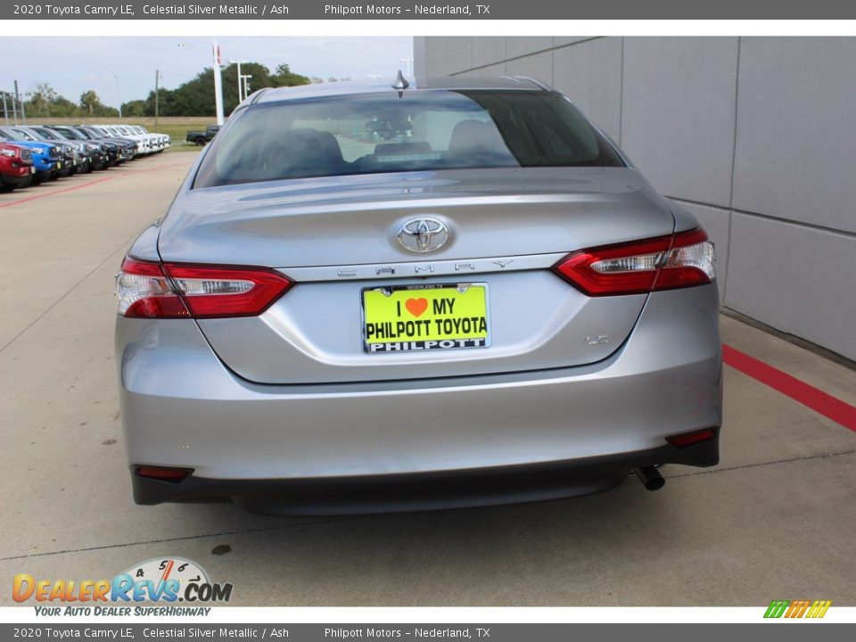 2020 Toyota Camry LE Celestial Silver Metallic / Ash Photo #7