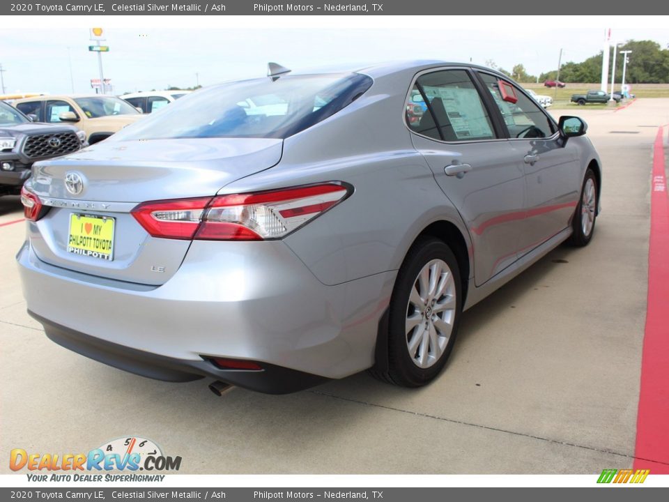 2020 Toyota Camry LE Celestial Silver Metallic / Ash Photo #8