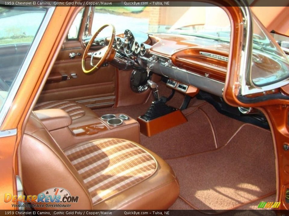 Front Seat of 1959 Chevrolet El Camino  Photo #15