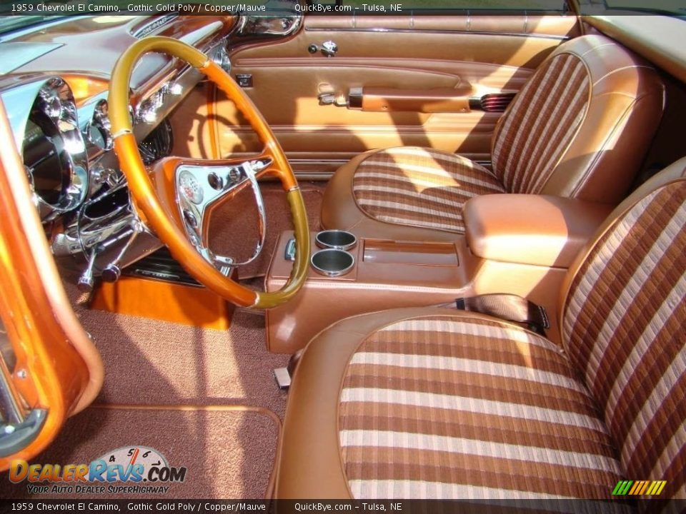 Front Seat of 1959 Chevrolet El Camino  Photo #17