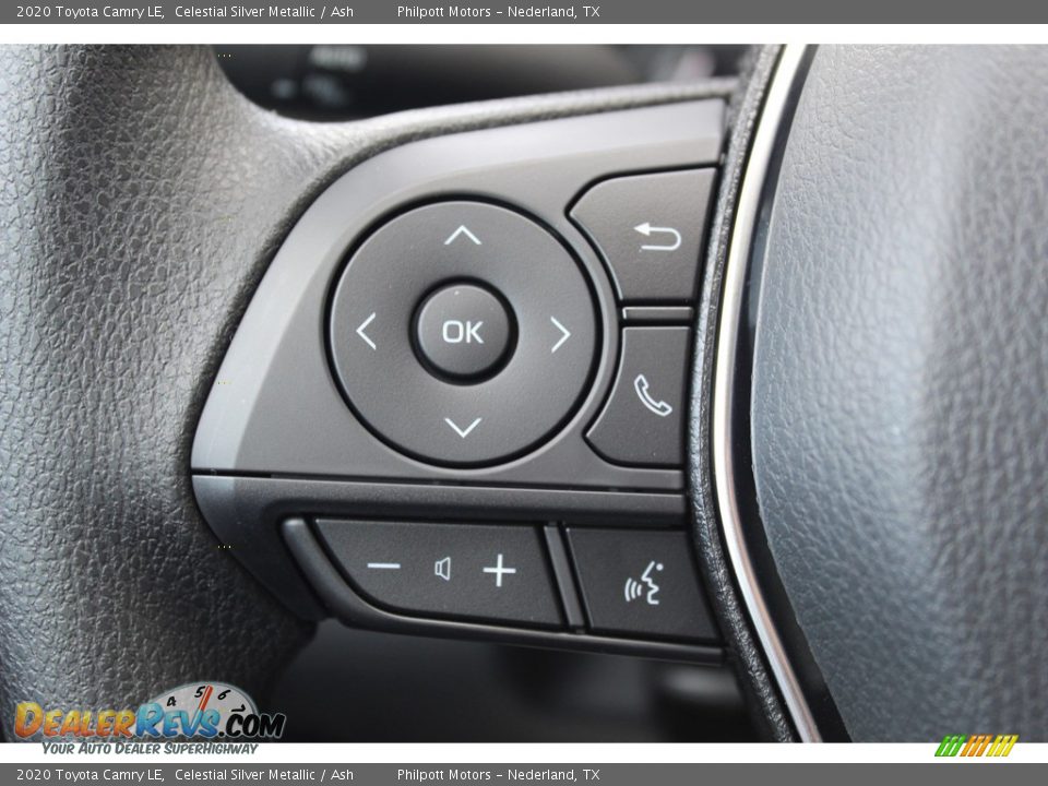 2020 Toyota Camry LE Celestial Silver Metallic / Ash Photo #12