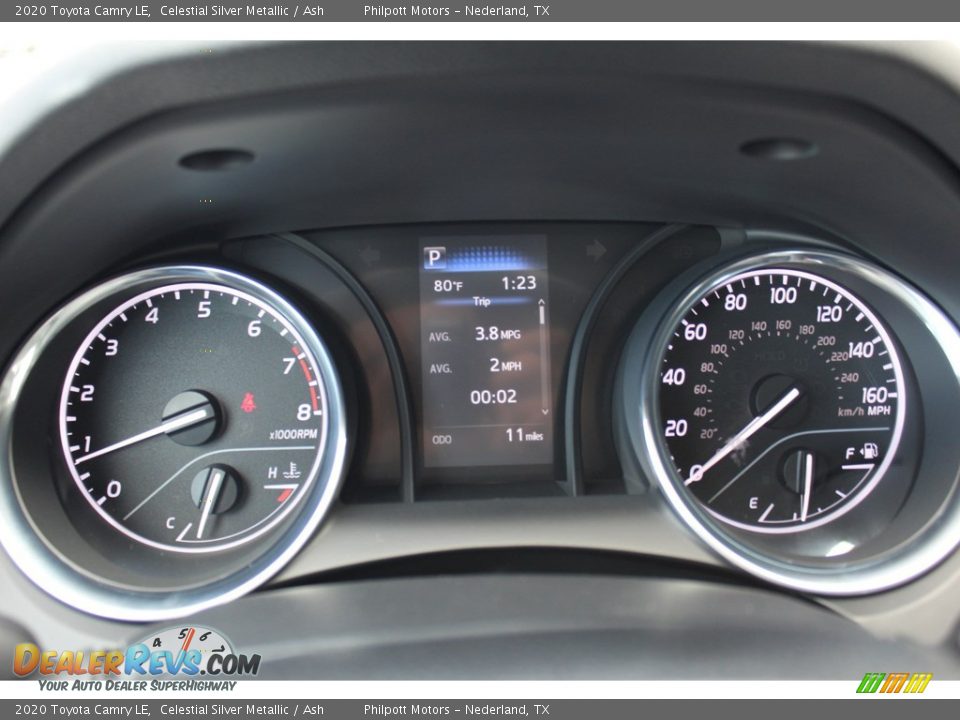 2020 Toyota Camry LE Celestial Silver Metallic / Ash Photo #14