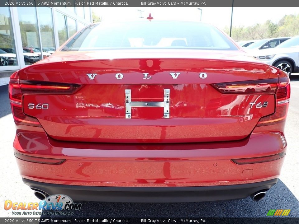 2020 Volvo S60 T6 AWD Momentum Fusion Red Metallic / Charcoal Photo #3