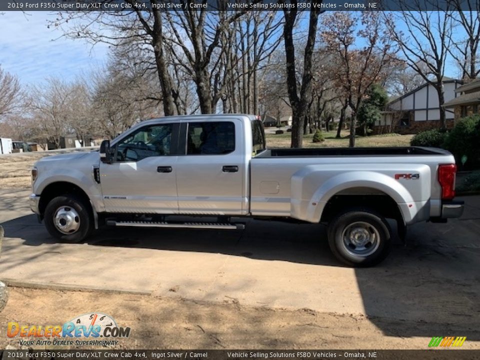 2019 Ford F350 Super Duty XLT Crew Cab 4x4 Ingot Silver / Camel Photo #1