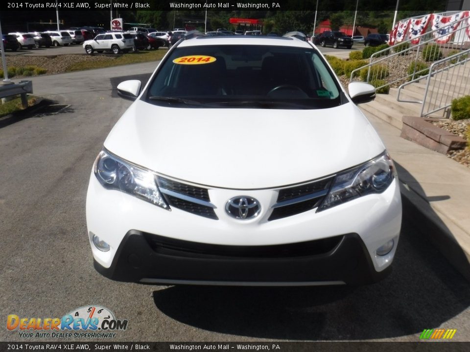 2014 Toyota RAV4 XLE AWD Super White / Black Photo #9