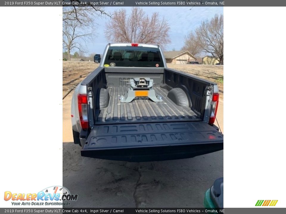 2019 Ford F350 Super Duty XLT Crew Cab 4x4 Ingot Silver / Camel Photo #10