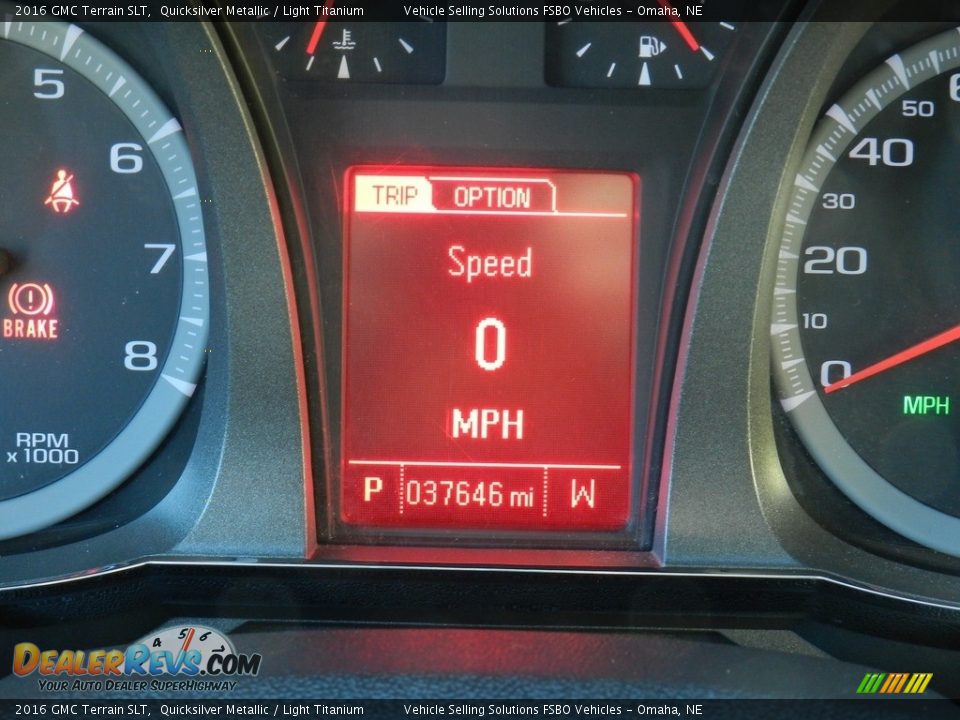 2016 GMC Terrain SLT Quicksilver Metallic / Light Titanium Photo #4