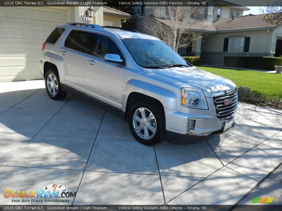 2016 GMC Terrain SLT Quicksilver Metallic / Light Titanium Photo #6