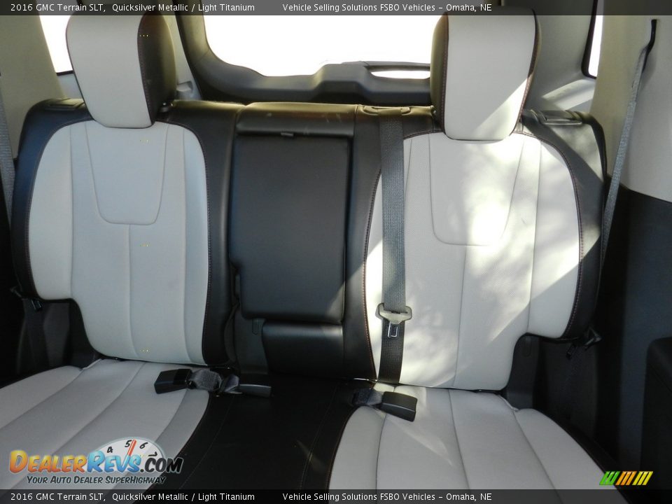 Rear Seat of 2016 GMC Terrain SLT Photo #8