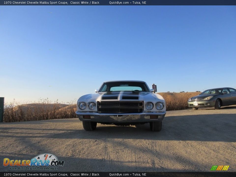 1970 Chevrolet Chevelle Malibu Sport Coupe Classic White / Black Photo #3