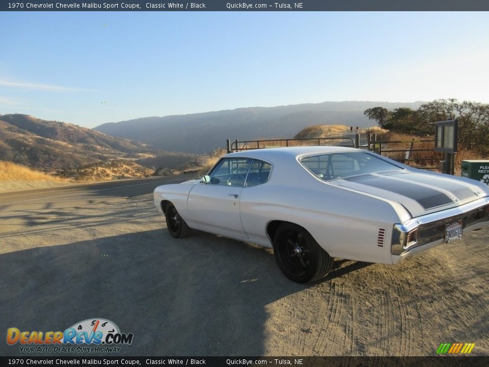 1970 Chevrolet Chevelle Malibu Sport Coupe Classic White / Black Photo #4