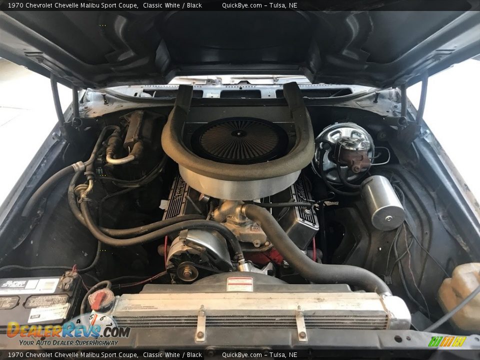1970 Chevrolet Chevelle Malibu Sport Coupe Classic White / Black Photo #11