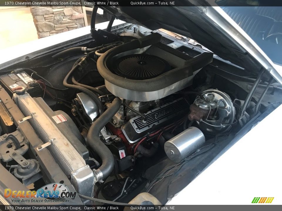 1970 Chevrolet Chevelle Malibu Sport Coupe Classic White / Black Photo #12