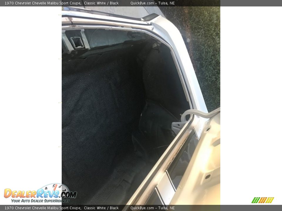 1970 Chevrolet Chevelle Malibu Sport Coupe Classic White / Black Photo #13
