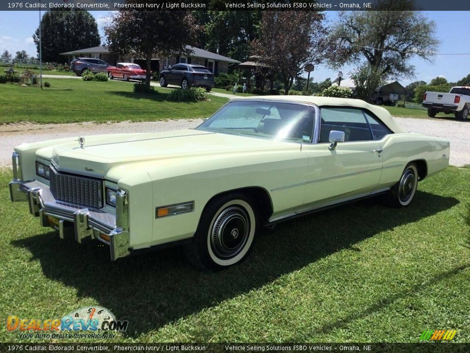 1976 Cadillac Eldorado Convertible Phoenician Ivory / Light Buckskin Photo #1