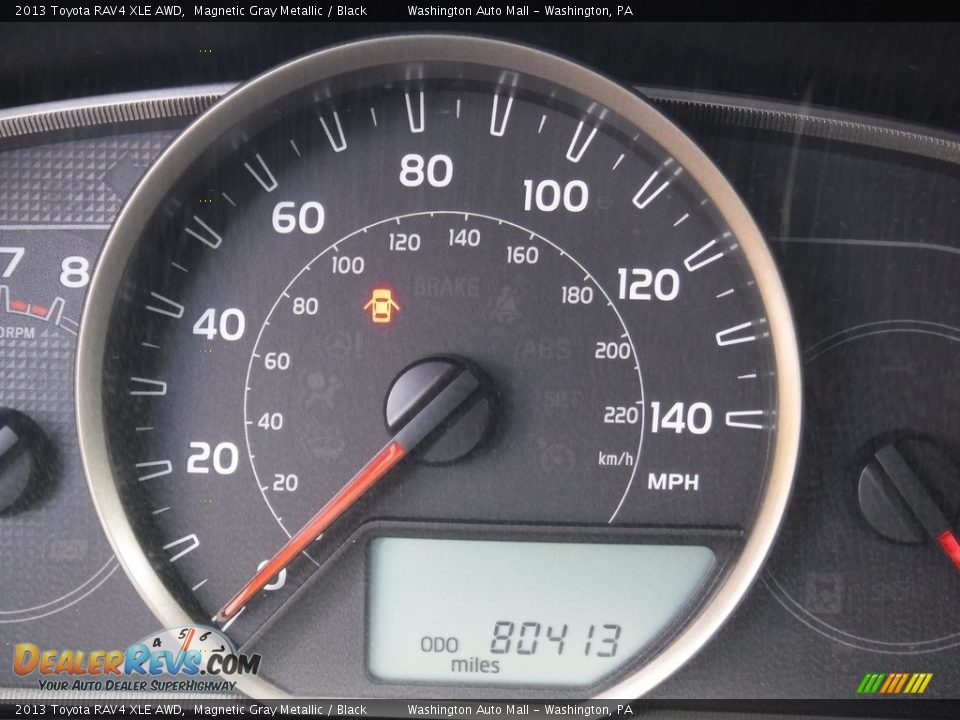 2013 Toyota RAV4 XLE AWD Magnetic Gray Metallic / Black Photo #28