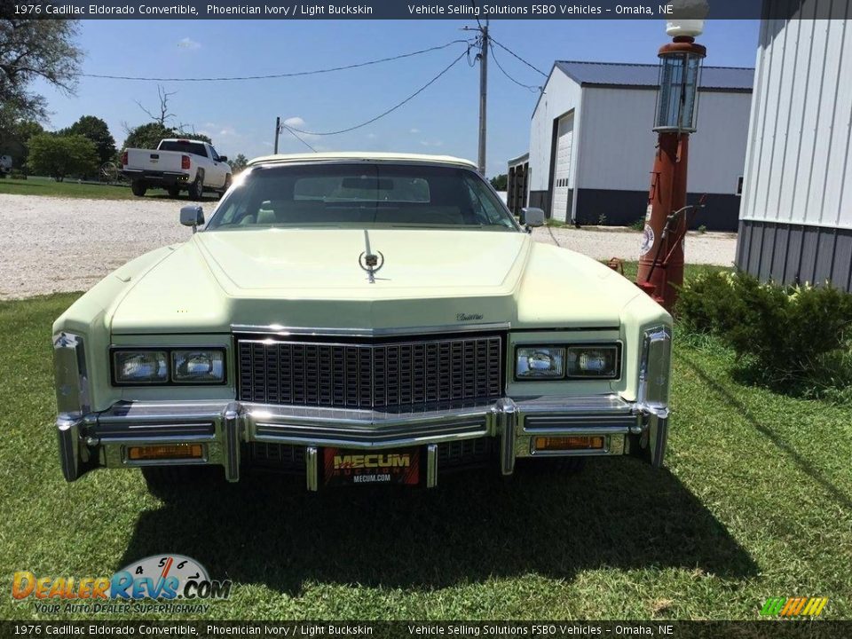 1976 Cadillac Eldorado Convertible Phoenician Ivory / Light Buckskin Photo #7