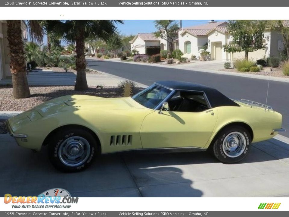 Safari Yellow 1968 Chevrolet Corvette Convertible Photo #1