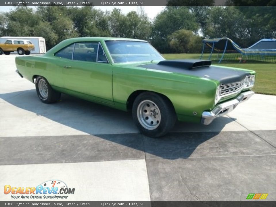 1968 Plymouth Roadrunner Coupe Green / Green Photo #1