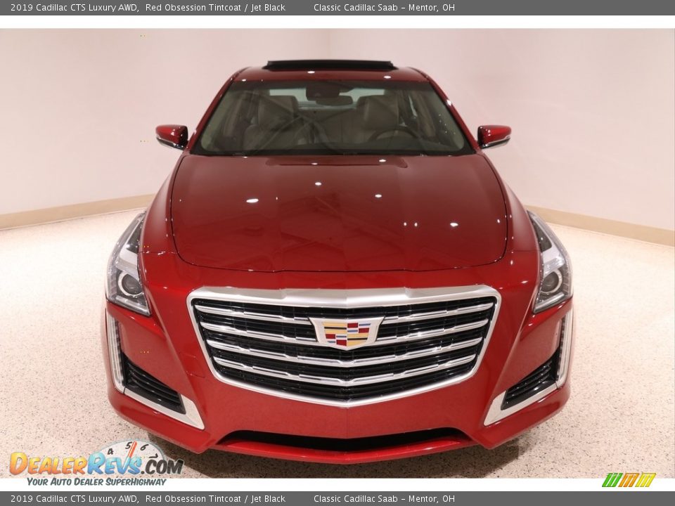 2019 Cadillac CTS Luxury AWD Red Obsession Tintcoat / Jet Black Photo #2