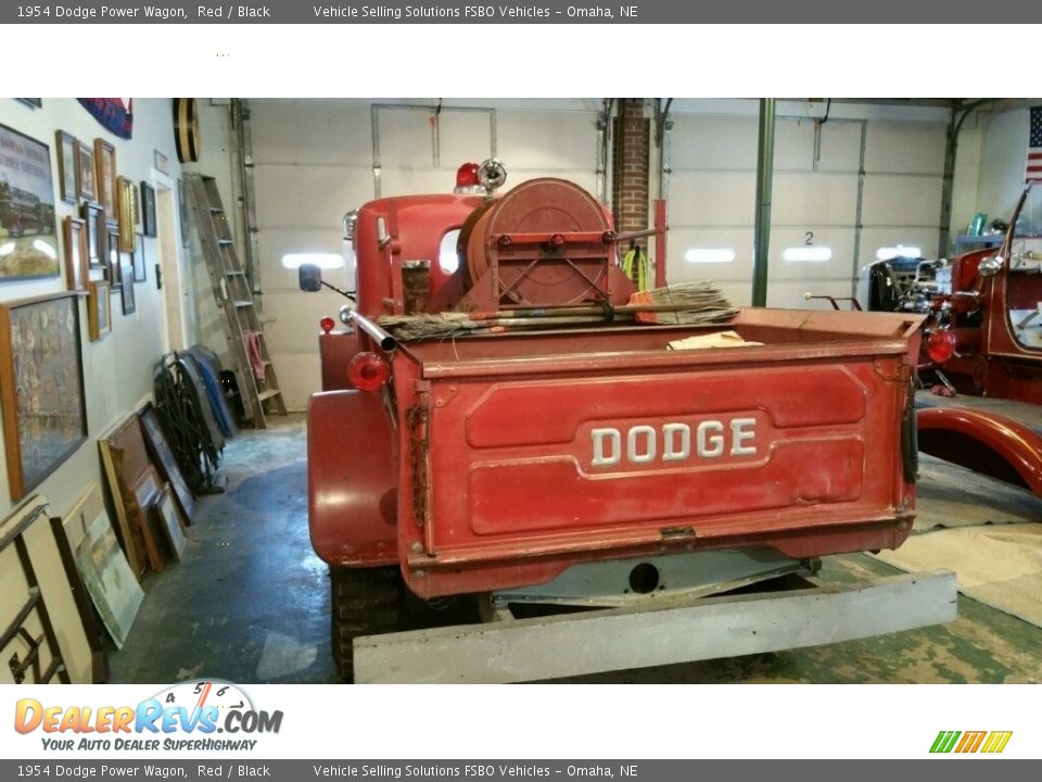 1954 Dodge Power Wagon Red / Black Photo #7