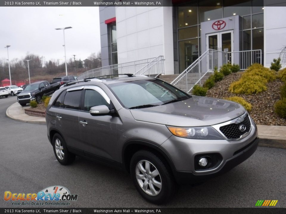 2013 Kia Sorento LX Titanium Silver / Black Photo #1