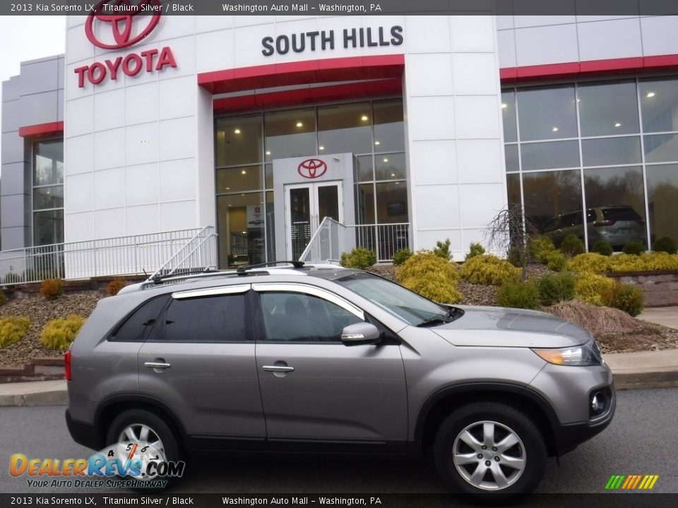 2013 Kia Sorento LX Titanium Silver / Black Photo #2