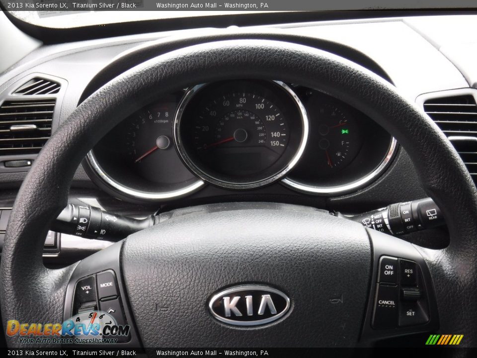 2013 Kia Sorento LX Titanium Silver / Black Photo #7
