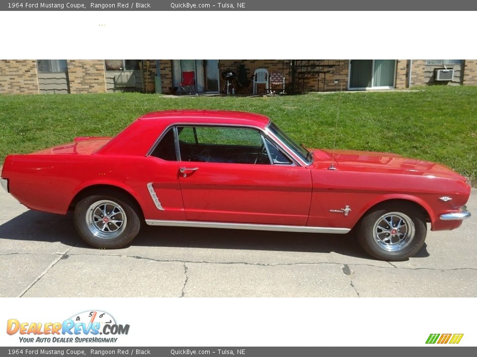 Rangoon Red 1964 Ford Mustang Coupe Photo #3