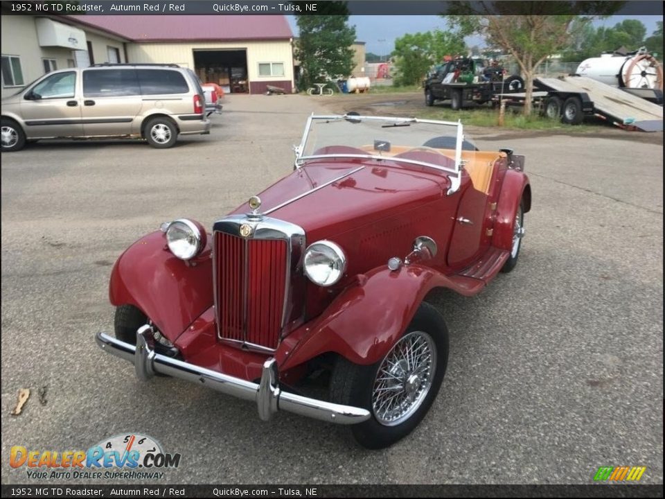 Autumn Red 1952 MG TD Roadster Photo #1
