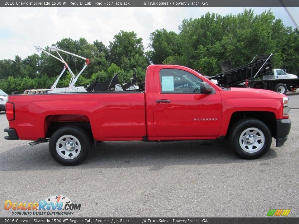 Red Hot 2016 Chevrolet Silverado 1500 WT Regular Cab Photo #6