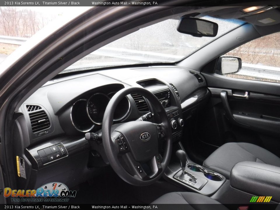 2013 Kia Sorento LX Titanium Silver / Black Photo #19