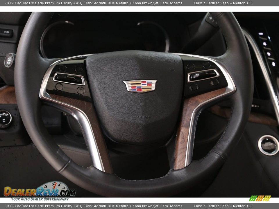 2019 Cadillac Escalade Premium Luxury 4WD Steering Wheel Photo #7