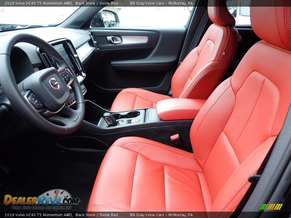 Oxide Red Interior - 2019 Volvo XC40 T5 Momentum AWD Photo #11