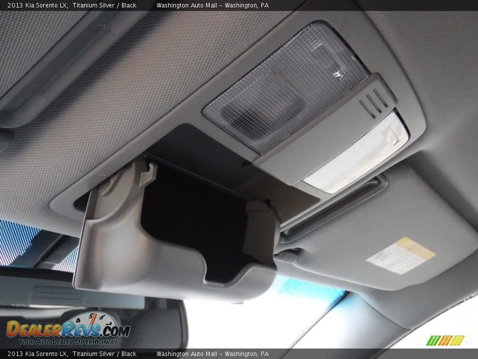 2013 Kia Sorento LX Titanium Silver / Black Photo #23