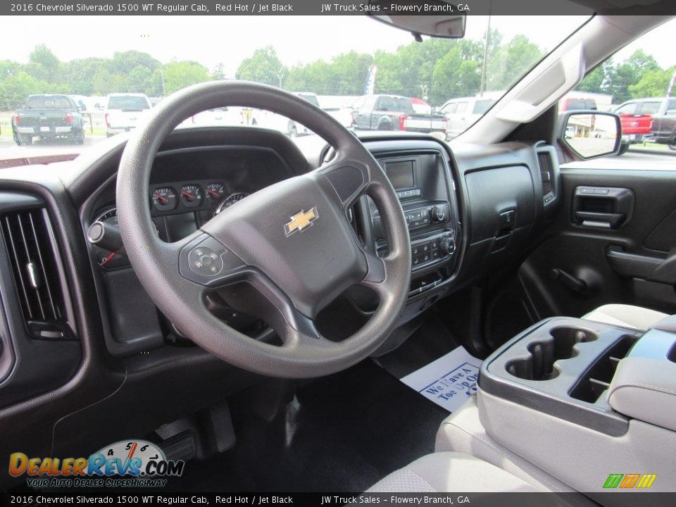 Dashboard of 2016 Chevrolet Silverado 1500 WT Regular Cab Photo #14