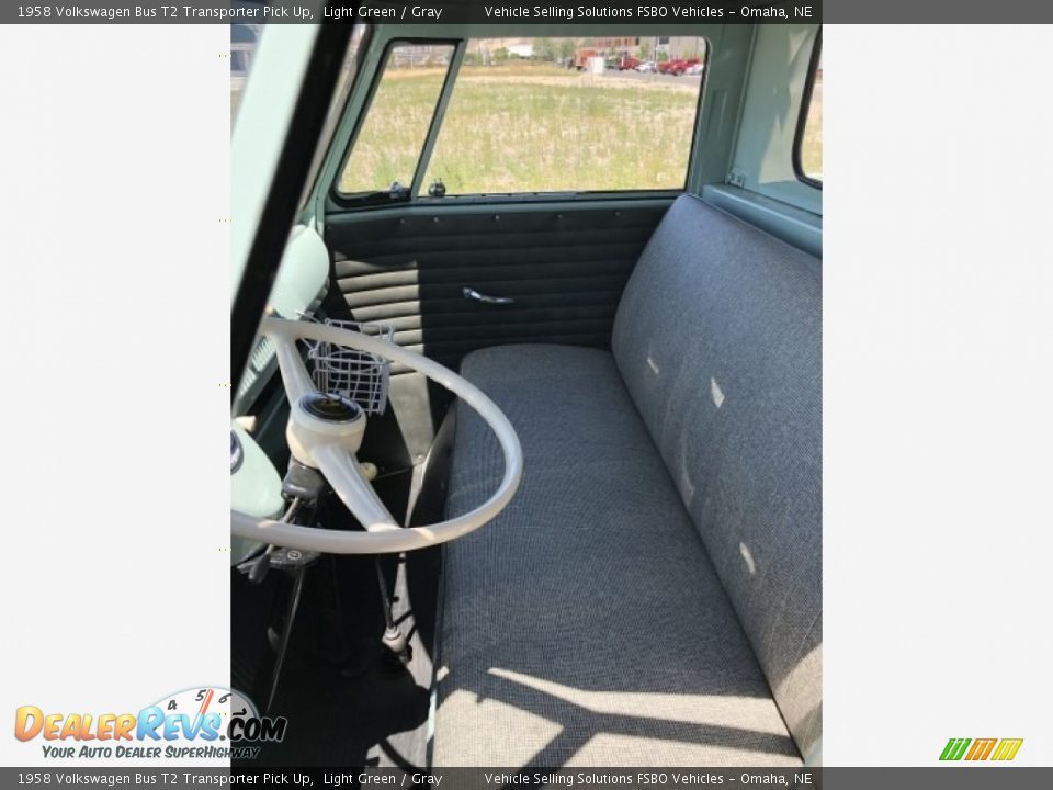 Front Seat of 1958 Volkswagen Bus T2 Transporter Pick Up Photo #2