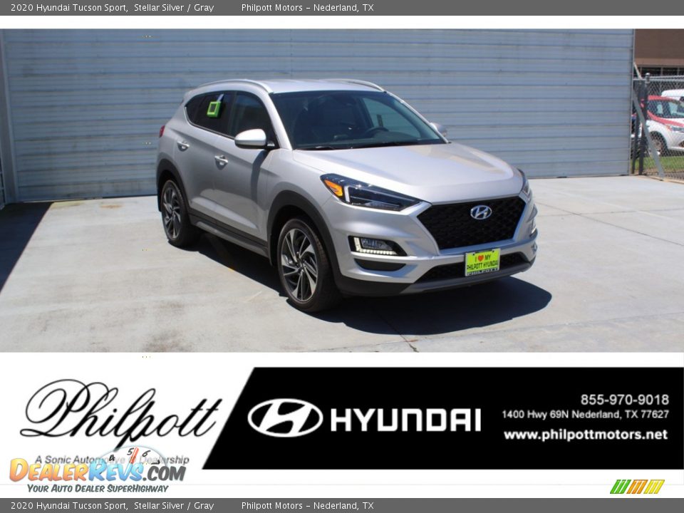 2020 Hyundai Tucson Sport Stellar Silver / Gray Photo #1