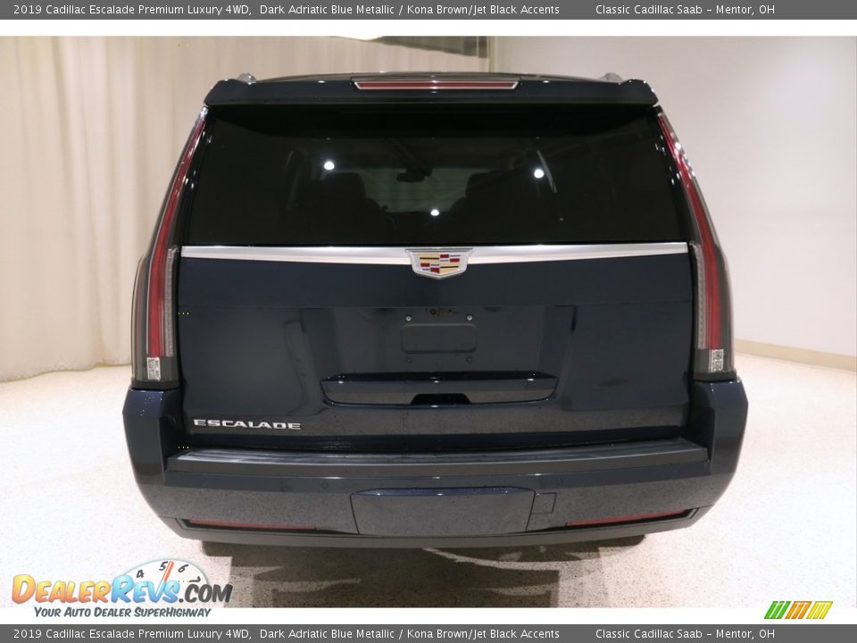 2019 Cadillac Escalade Premium Luxury 4WD Dark Adriatic Blue Metallic / Kona Brown/Jet Black Accents Photo #21