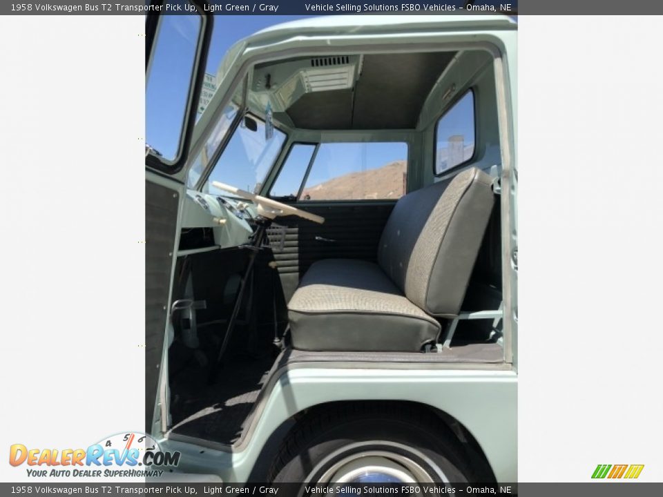 Front Seat of 1958 Volkswagen Bus T2 Transporter Pick Up Photo #9