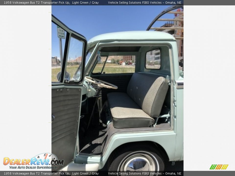 Front Seat of 1958 Volkswagen Bus T2 Transporter Pick Up Photo #13