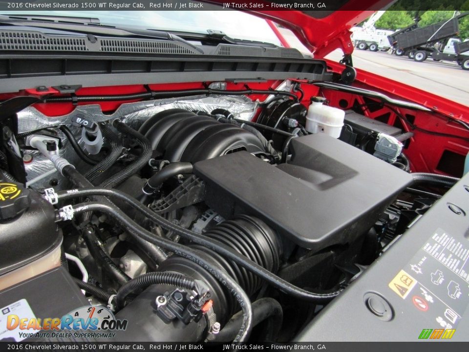 2016 Chevrolet Silverado 1500 WT Regular Cab 4.3 Liter DI OHV 12-Valve VVT EcoTec3 V6 Engine Photo #36
