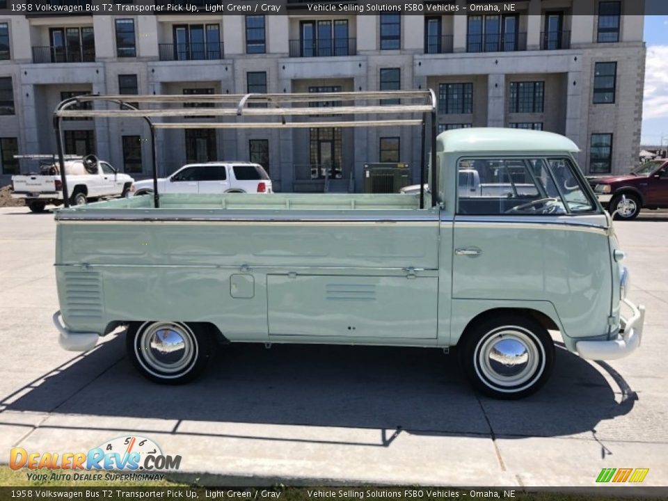 Light Green 1958 Volkswagen Bus T2 Transporter Pick Up Photo #25