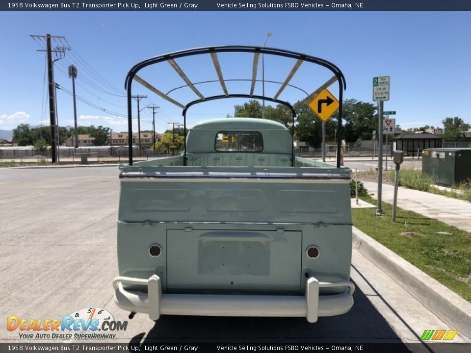 Light Green 1958 Volkswagen Bus T2 Transporter Pick Up Photo #29