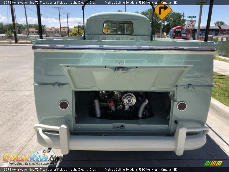 1958 Volkswagen Bus T2 Transporter Pick Up 1.6 Liter OHV 8-Valve Air-Cooled Flat 4 Cylinder Engine Photo #30