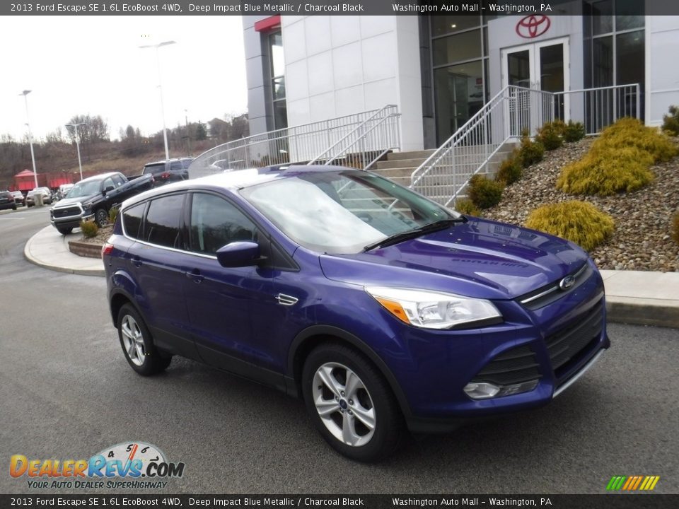 2013 Ford Escape SE 1.6L EcoBoost 4WD Deep Impact Blue Metallic / Charcoal Black Photo #1