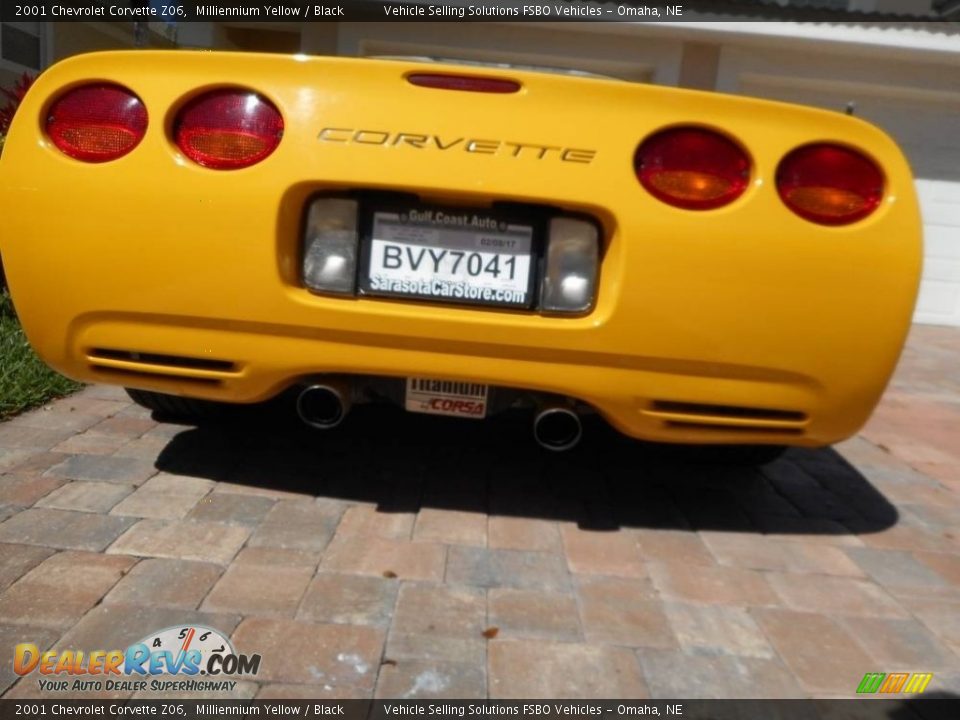 2001 Chevrolet Corvette Z06 Milliennium Yellow / Black Photo #11