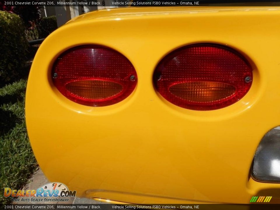 2001 Chevrolet Corvette Z06 Milliennium Yellow / Black Photo #12